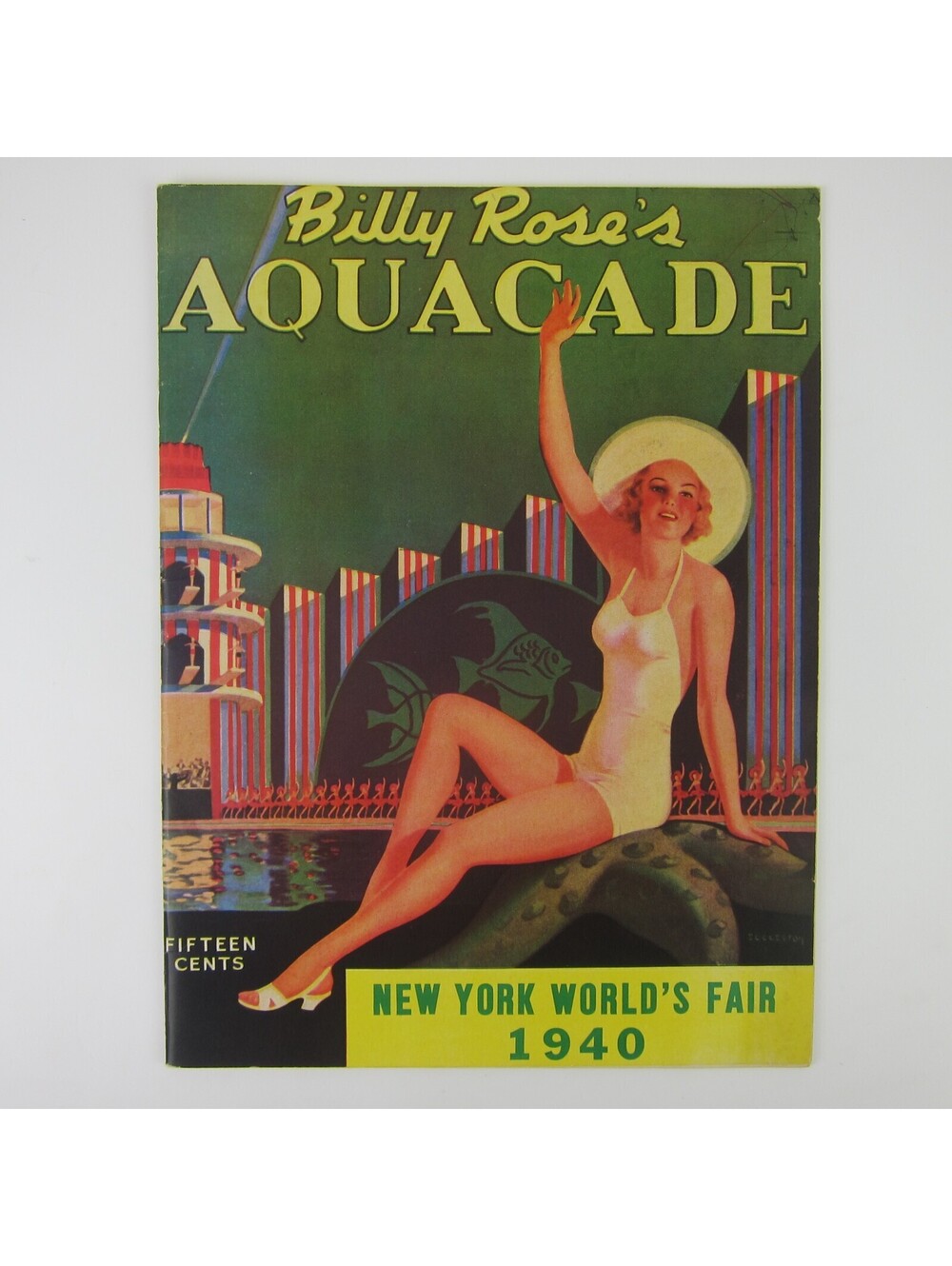1939-40 New York Worlds Fair Billy Rose's Aquacade Program Eleanor Holm & Crabbe